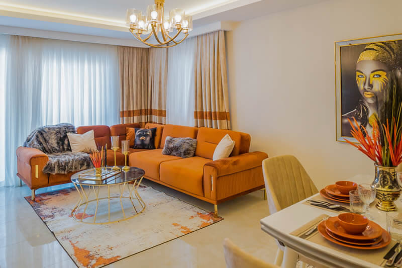 Ultra Luxury Apartments with Sea View for Sale in Alanya Mahmutlar