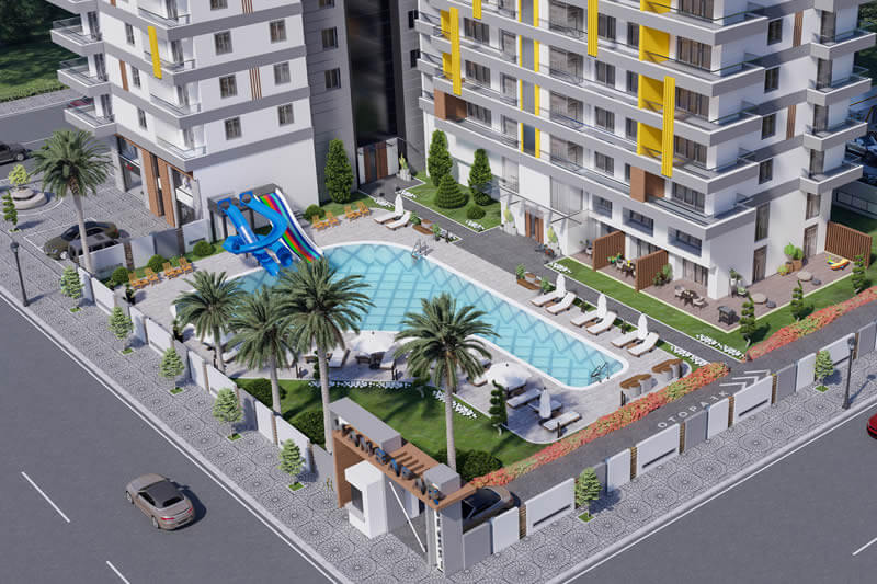 Alanya Mahmutlar'da Satılık Deniz Manzaralı Ultra Lüks Daireler - Euro Residence 21